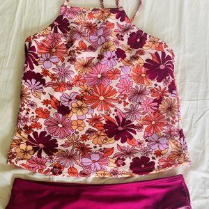 Cat & Jack tankini swimsuit - size XL 14